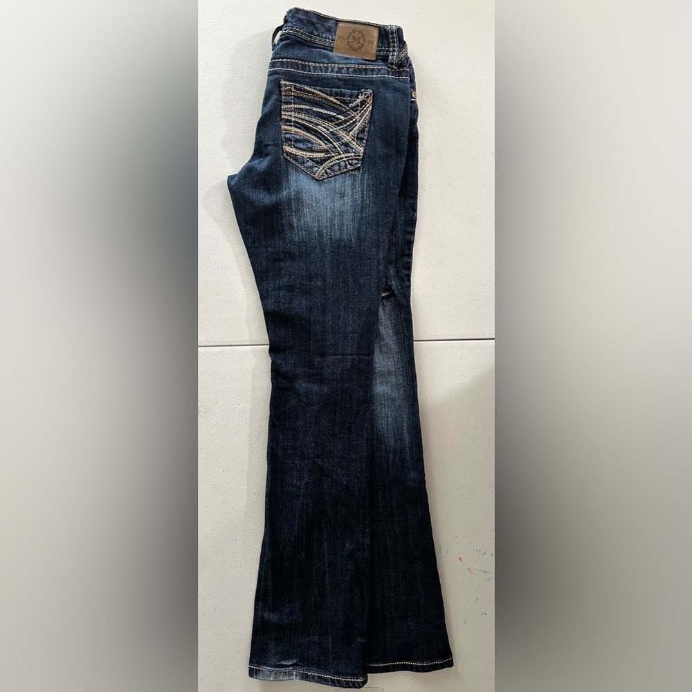 Maurices Dark Blue Boot Cut Jeans